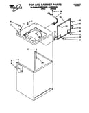 Top and cabinet