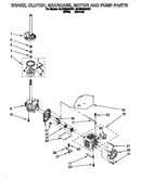 Brake, clutch, gearcase, motor and pump