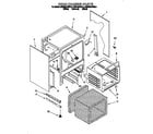 KitchenAid KESH307BBL3 oven chassis diagram
