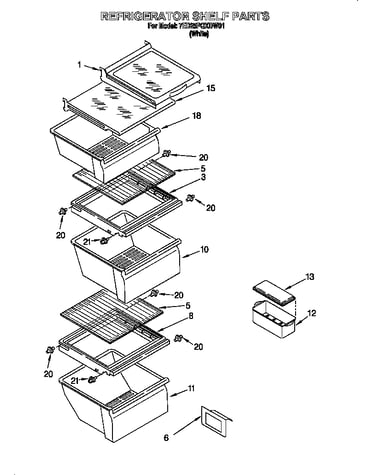 Refrigerator shelf
