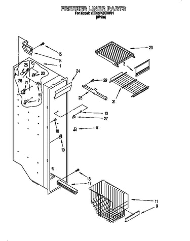 Freezer liner