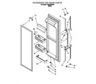 Whirlpool 7ED25PQXDW01 refrigerator door diagram