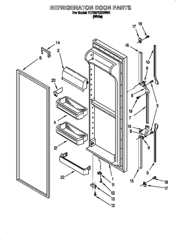 Refrigerator door