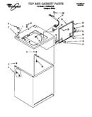 Top and cabinet