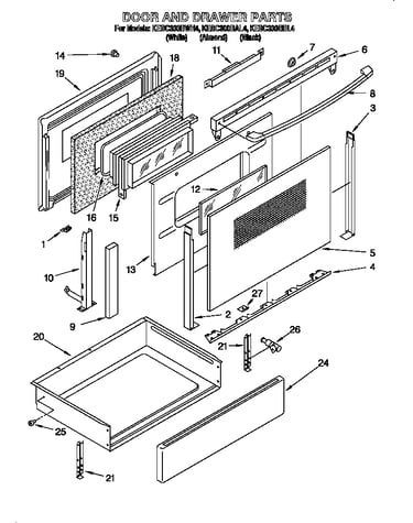 Door and drawer