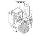 KitchenAid KESC300BWH4 oven chassis diagram