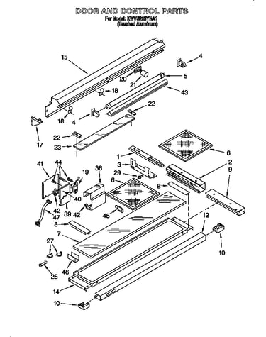Door and control parts