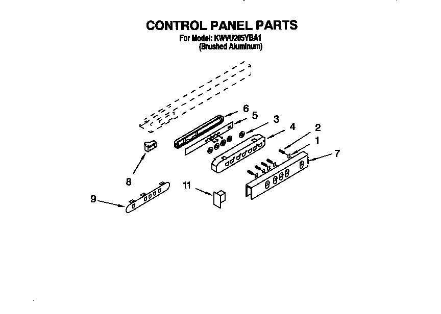 Control panel parts