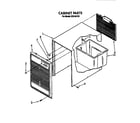 Whirlpool SDH481B0 cabinet diagram