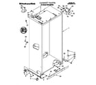 KitchenAid KSSS42MDX04 cabinet diagram