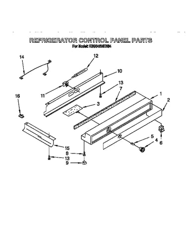 Refrigerator control panel