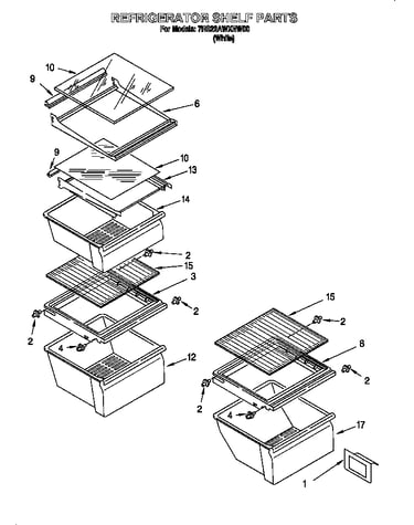 Refrigerator shelf