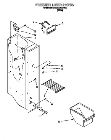 Freezer liner