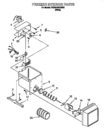 Freezer interior