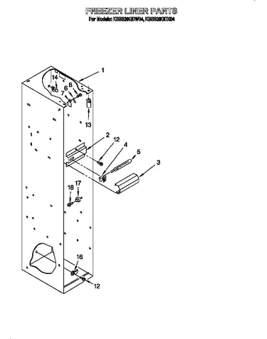 Freezer liner