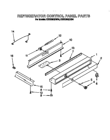 Refrigerator control panel