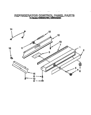 Refrigerator control panel
