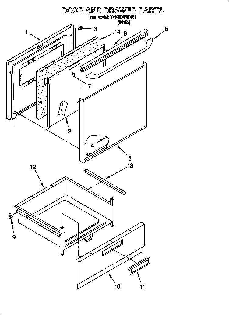 Door and drawer