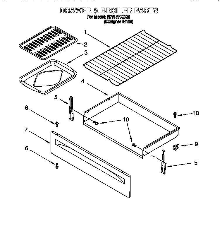 Drawer and broiler