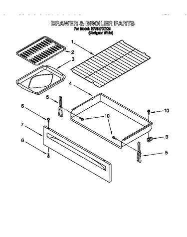 Drawer and broiler