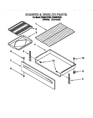 Drawer and broiler