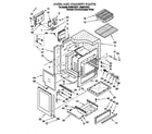 Whirlpool SS385PEBQ1 oven and drawer diagram