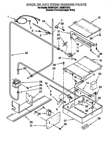 Broiler and oven burner