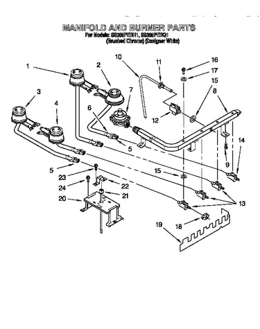 Manifold and burner