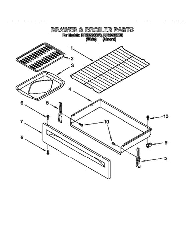 Drawer and broiler