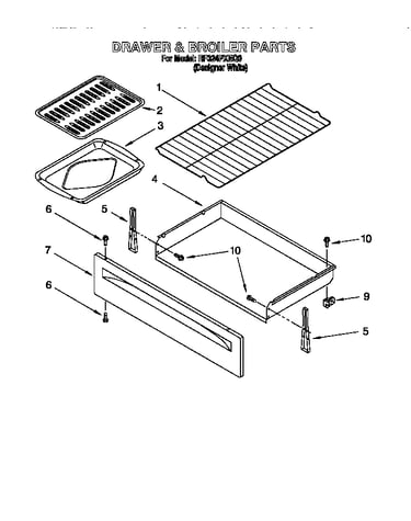 Drawer and broiler