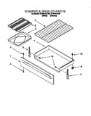 Drawer and broiler