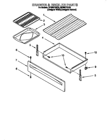 Drawer and broiler