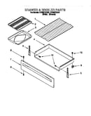 Drawer and broiler