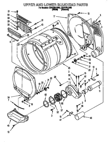 Upper and lower bulkhead