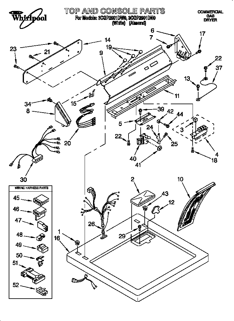 Top and console