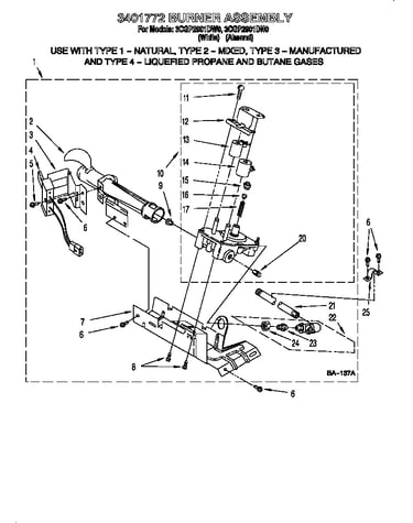 3401772 burner assembly