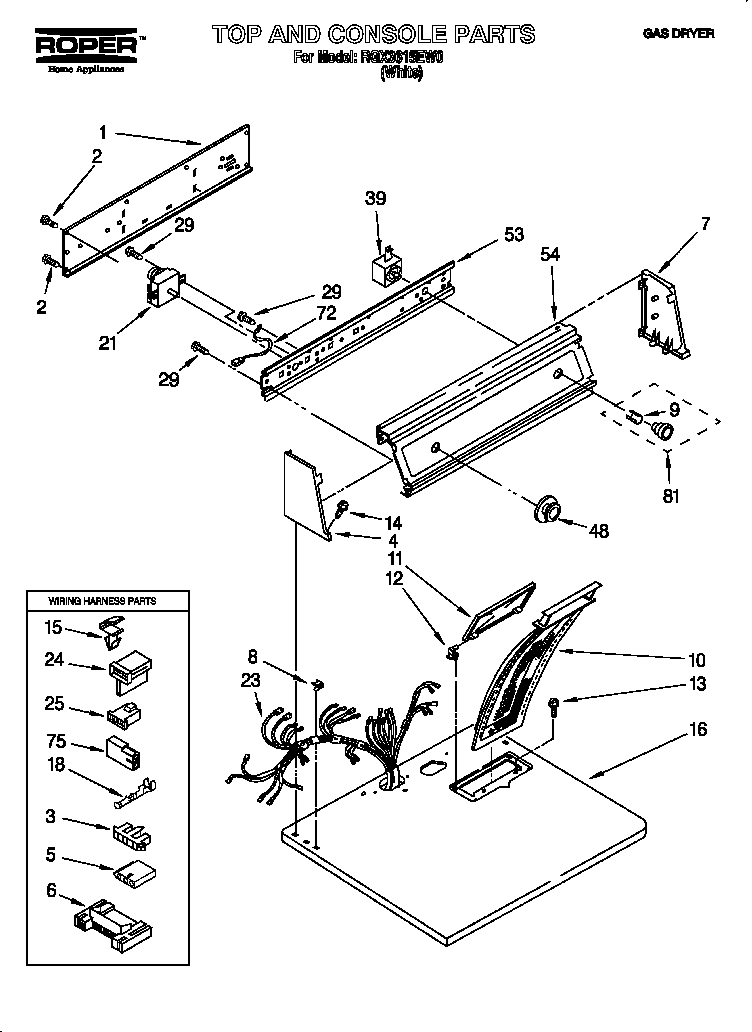 Top and console