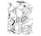 Whirlpool LGR5636EQ0 cabinet diagram