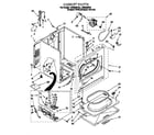 Whirlpool LGR8858EQ0 cabinet diagram