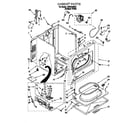 Whirlpool LGR5848EQ2 cabinet diagram