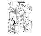 Whirlpool LGR5644EQ0 cabinet diagram