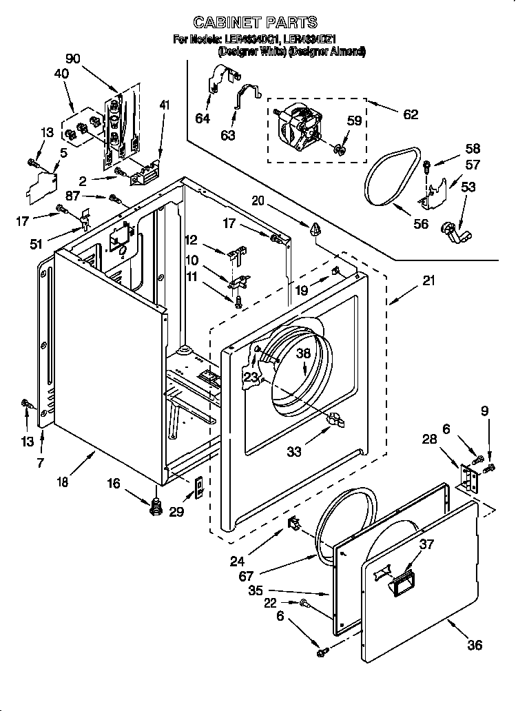 Parts diagram