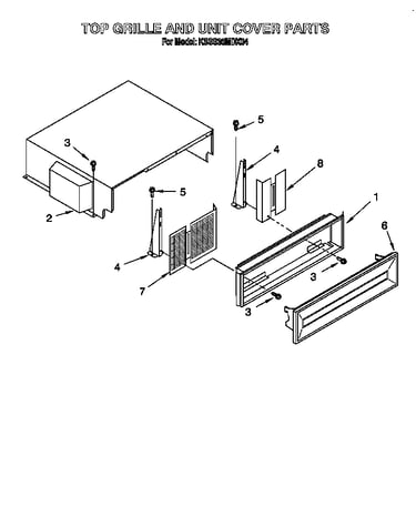 Top grille and unit cover