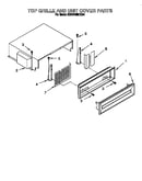 Top grille and unit cover