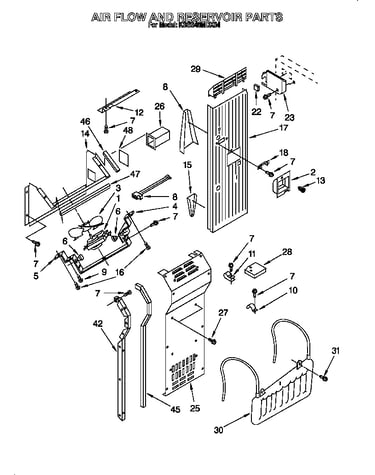 Air flow and reservoir