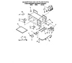 KitchenAid KHMS105BBL6 magnetron and air flow diagram