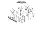 Whirlpool MH6110XBB6 cabinet diagram