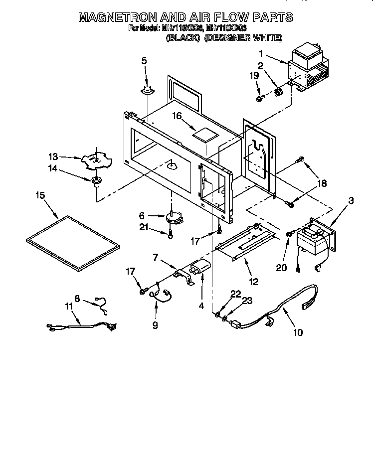 MAGNETRON AND AIR FLOW