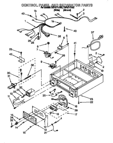 Control panel and separator