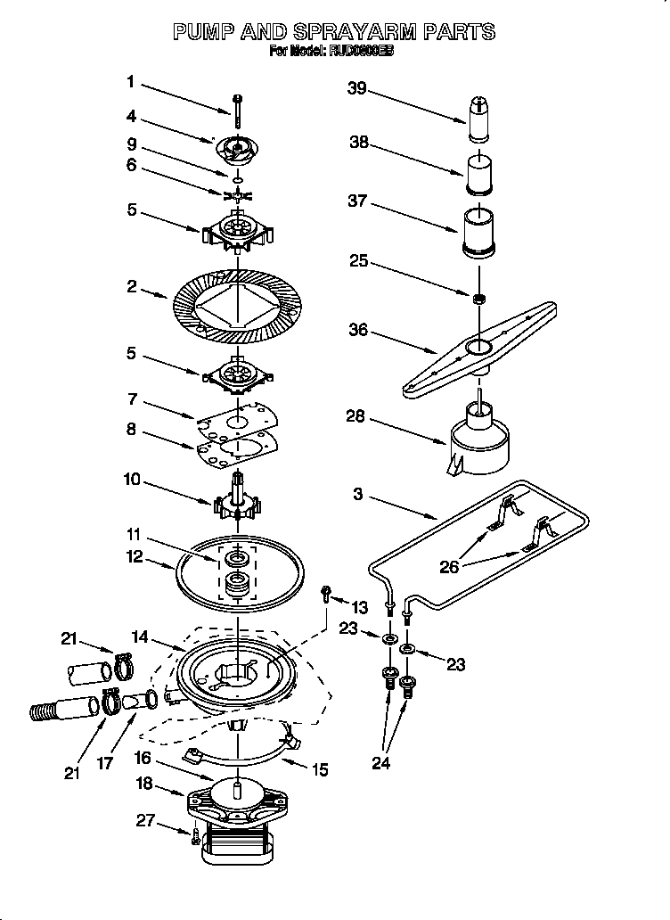 PUMP AND SPRAYARM